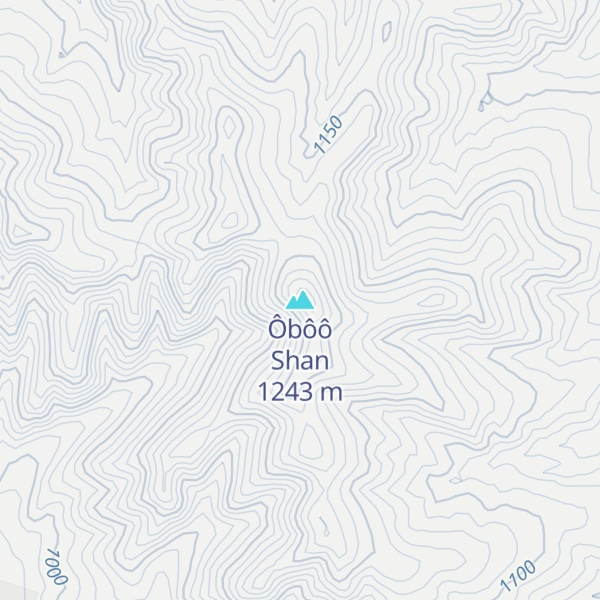 Map of Ôbôô Shan