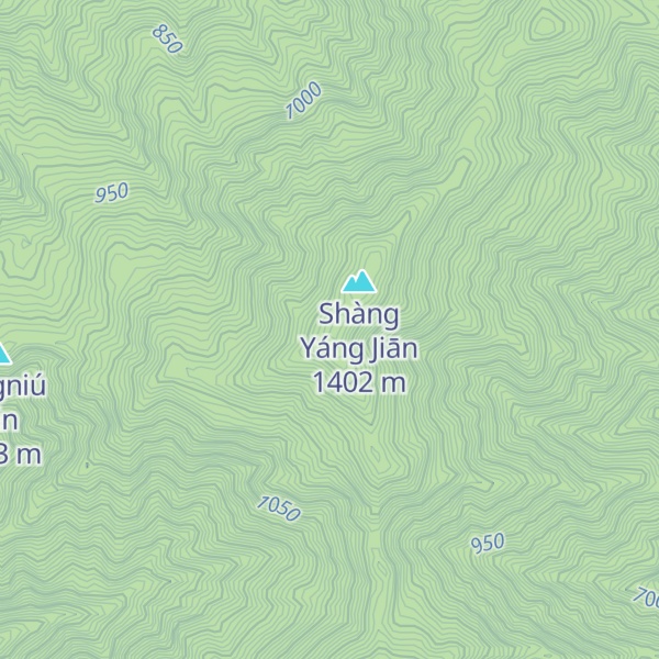 Map of Wǔlóng Guò Gǔ