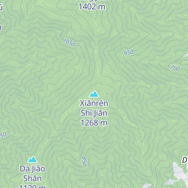 Map of Xiānrén Shí Jiān