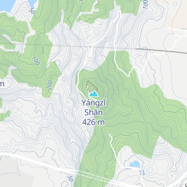 Map of Yángzǐ Shān