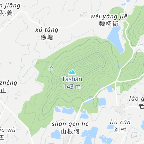 Map of Tǎshān