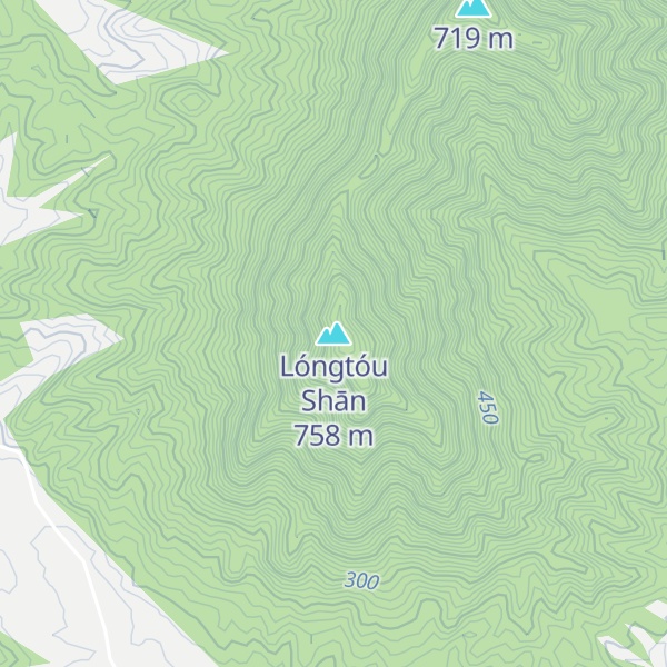 Map of Lóngtóu Shān