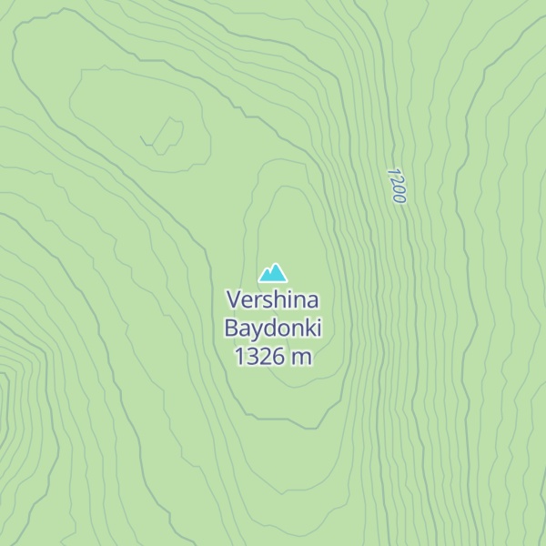 Map of Vershina Baydonki