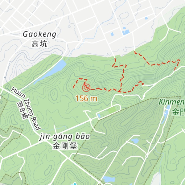 Map of Taiwu Shan
