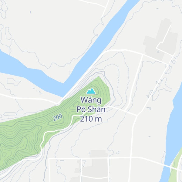 Map of Wáng Pō Shān