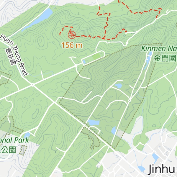 Map of Nán Tài Wǔshān