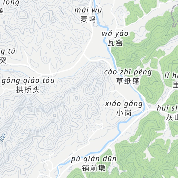 Map of Shī Shān