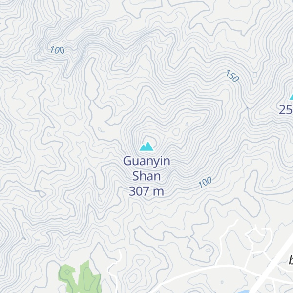 Map of Guanyin Shan