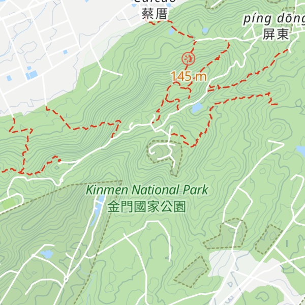 Map of Taiwushan