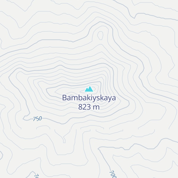 Map of Bambakiyskaya