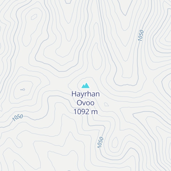 Map of Hayrhan Ovoo