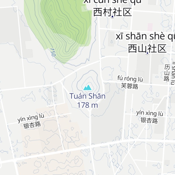 Map of Tuán Shān