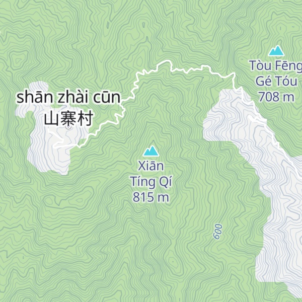 Map of Xiān Tíng Qí