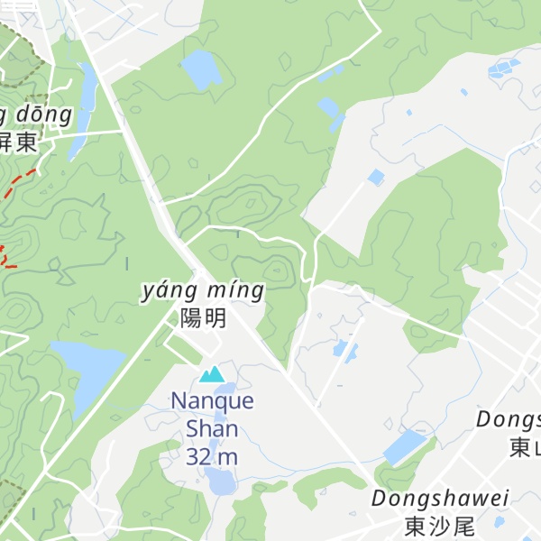 Map of Nán Què Shān