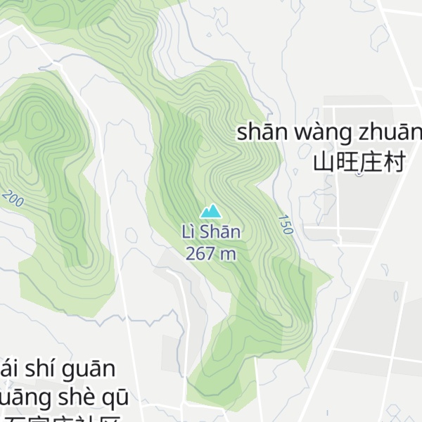 Map of Lì Shān