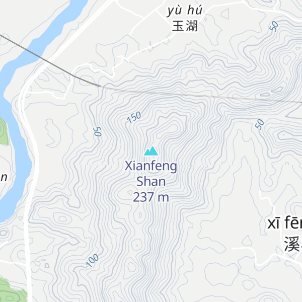 Map of Xianfeng Shan