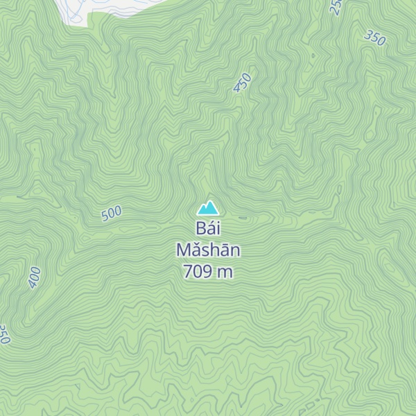 Map of Bái Mǎshān