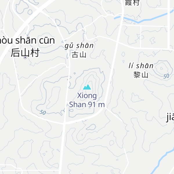 Map of Xiong Shan