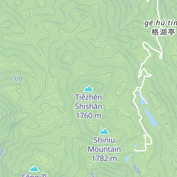 Map of Tiězhēn Shíshān