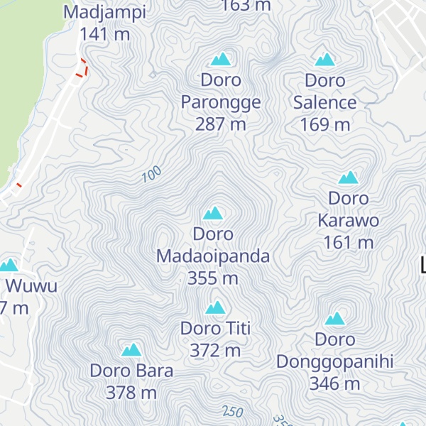 Map of Doro Madaoipanda