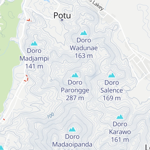 Map of Doro Parongge