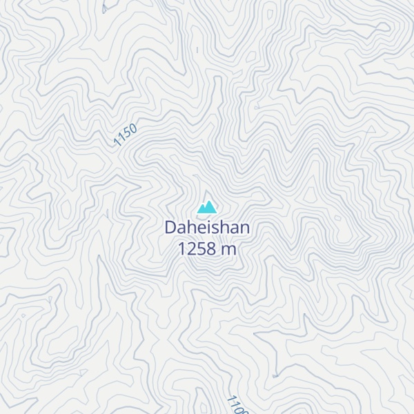 Map of Daheishan