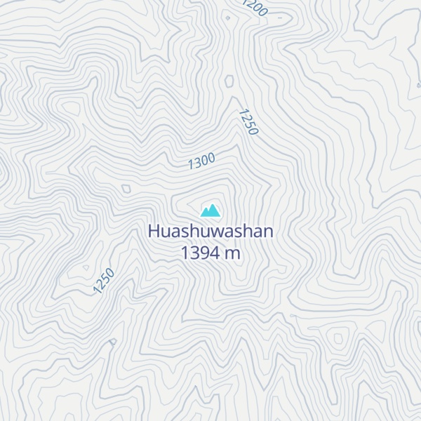 Map of Huashuwashan