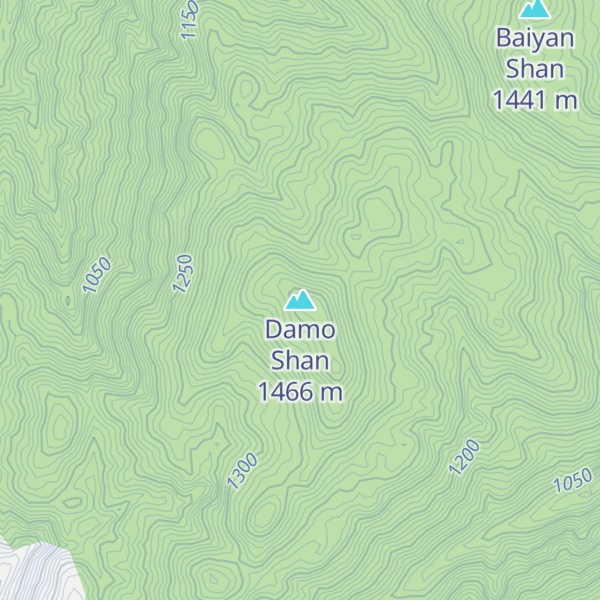 Map of Damo Shan