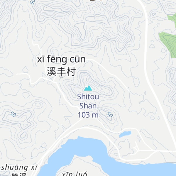 Map of Shitou Shan