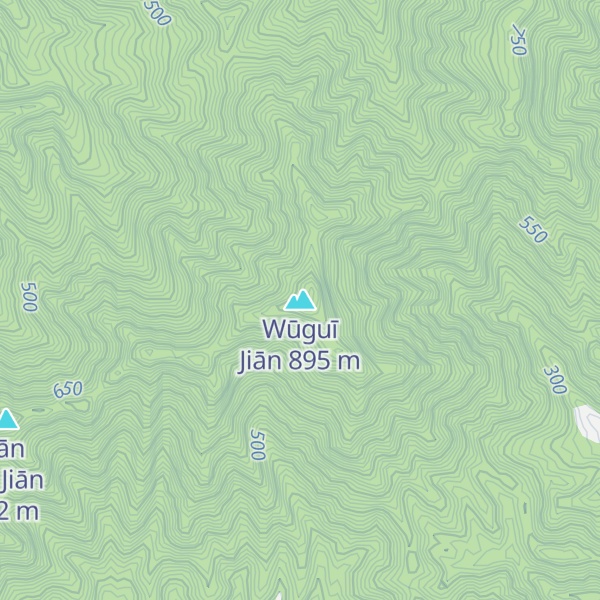 Map of Wūguī Jiān