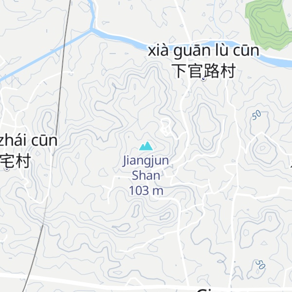 Map of Jiangjun Shan
