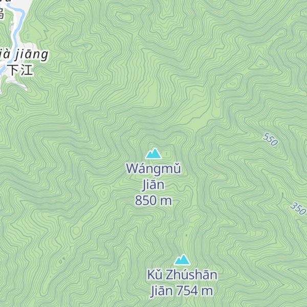 Map of Wángmǔ Jiān