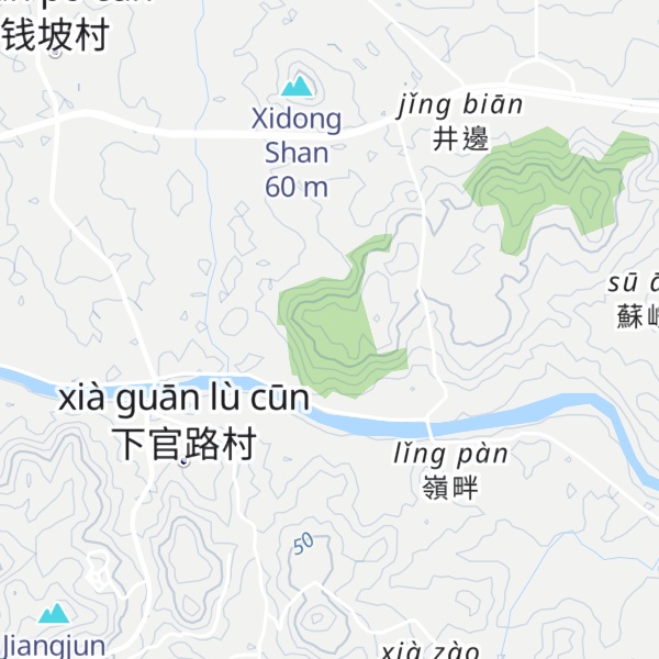 Map of Tongzi Shan