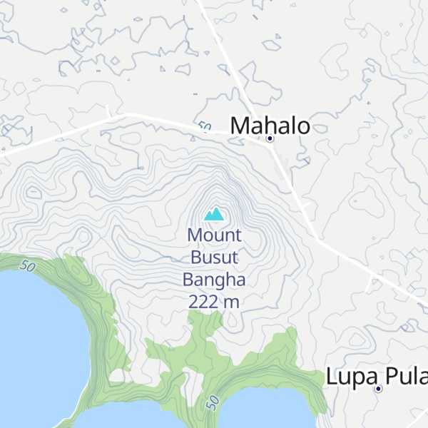 Map of Mount Busut Bangha