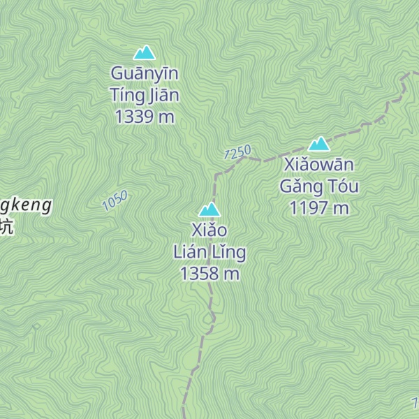 Map of Xiǎo Lián Lǐng