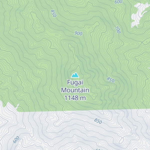 Map of Fugai Mountain