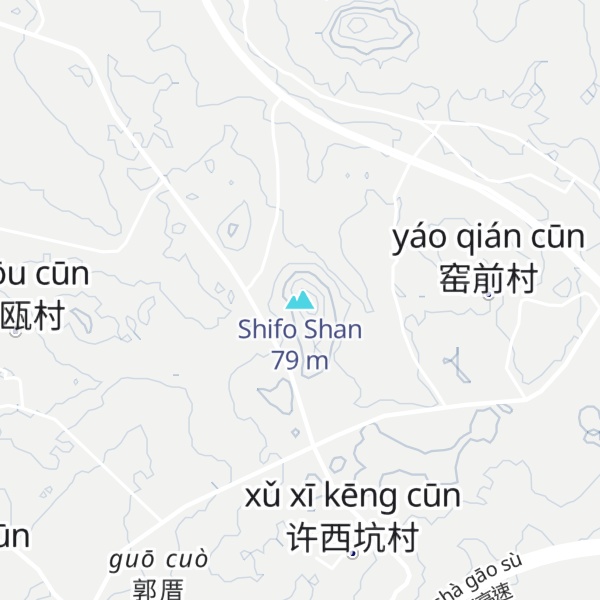 Map of Shifo Shan