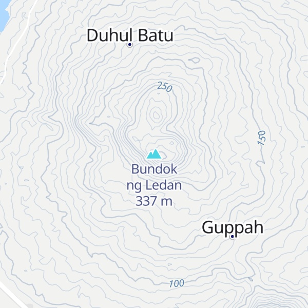 Map of Bundok ng Ledan