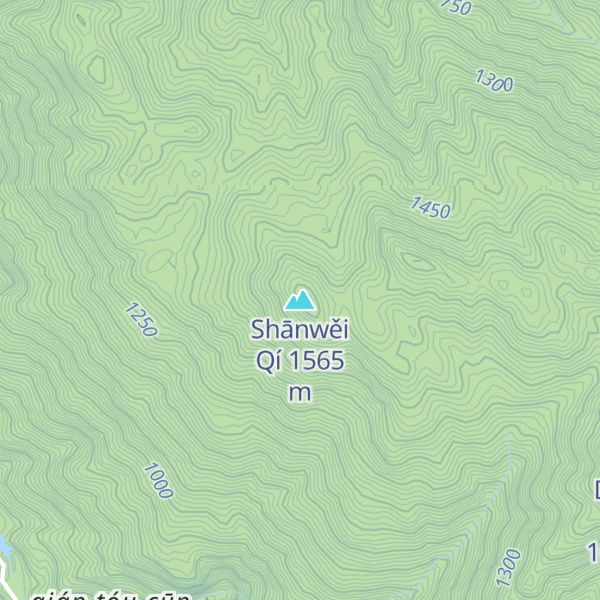 Map of Shānwěi Qí