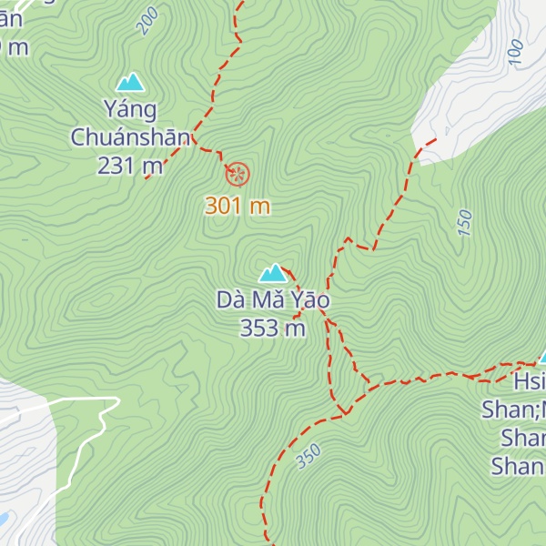 Map of Dà Mǎ Yāo