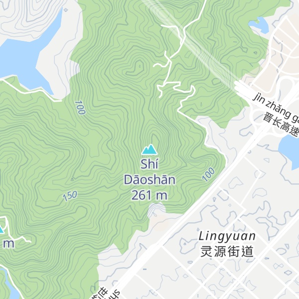Map of Shí Dāoshān