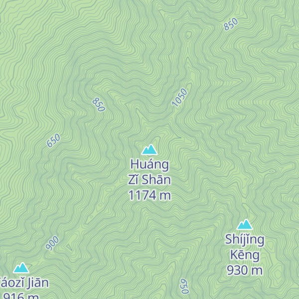 Map of Huáng Zǐ Shān