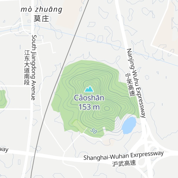 Map of Cǎoshān