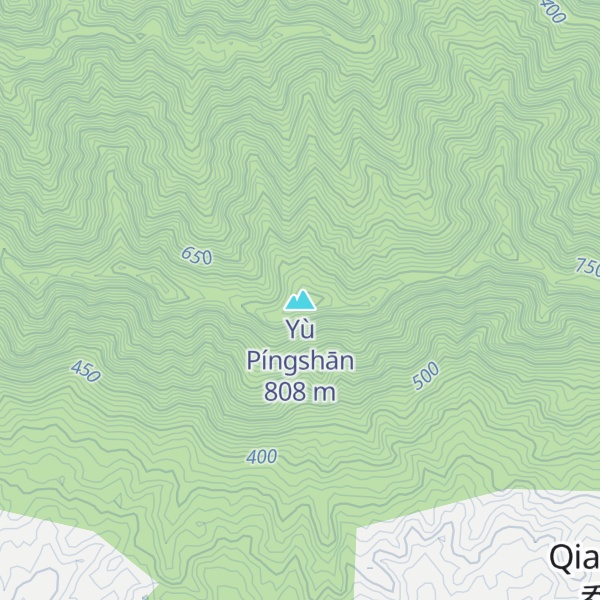 Map of Yù Píngshān
