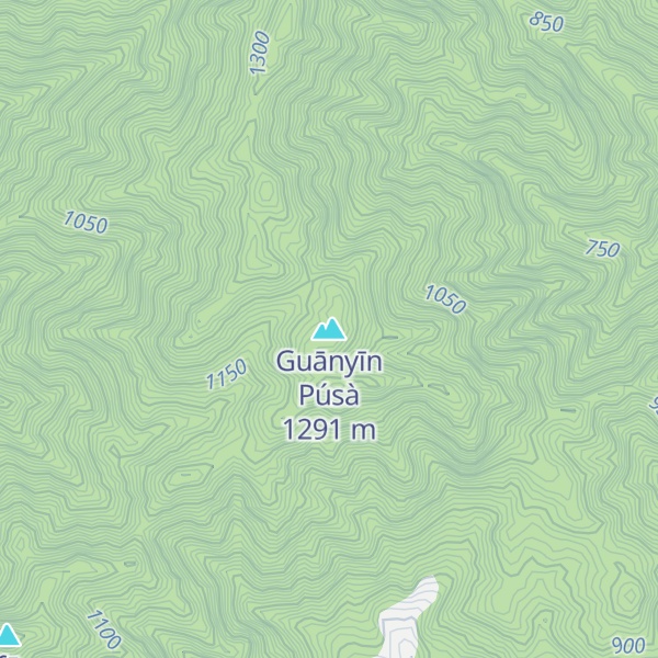 Map of Guānyīn Púsà