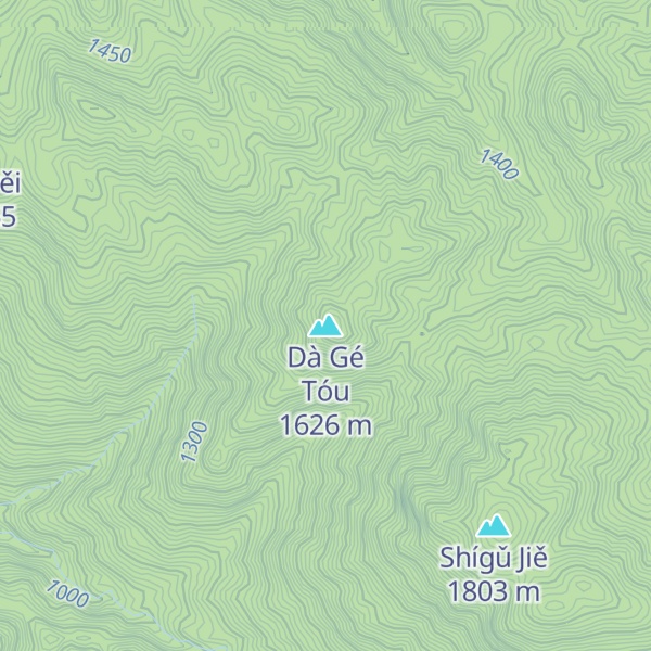 Map of Dà Gé Tóu
