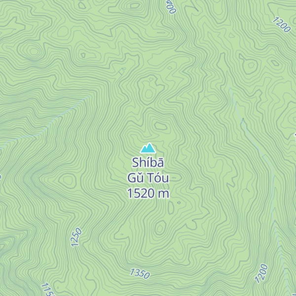 Map of Shíbā Gǔ Tóu