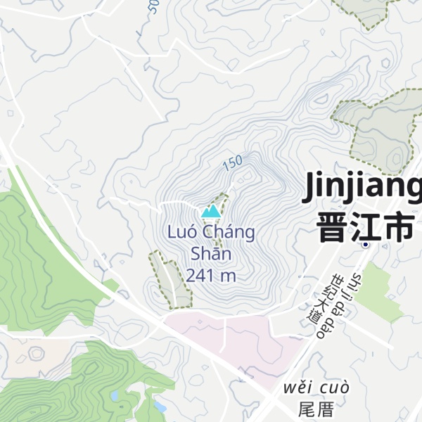 Map of Luó Cháng Shān