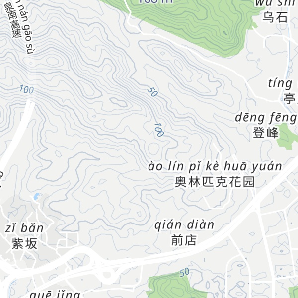 Map of Yanggui Shan