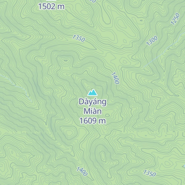 Map of Dàyáng Miàn